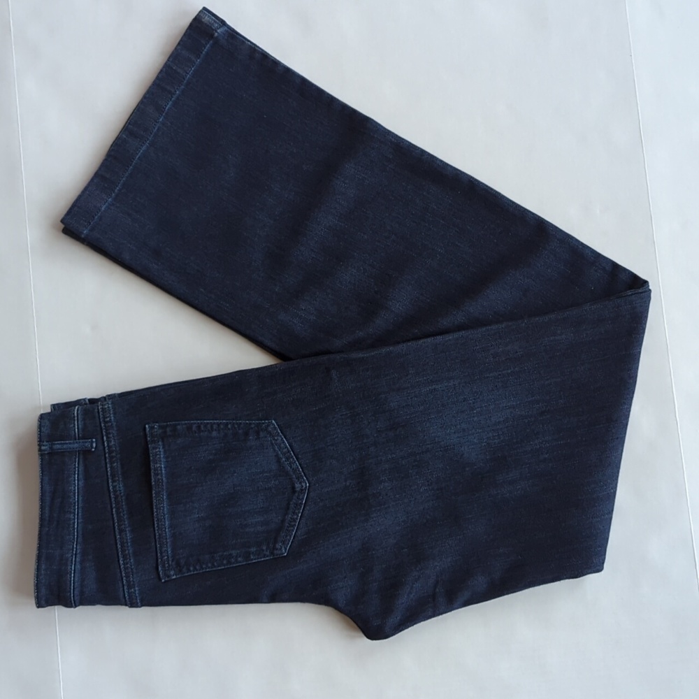 J. Jill Denim Smooth-Fit Full Leg Jeans 6 Tall Blue